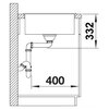 Zlewozmywak BLANCO Zia 45 S Compact 524711 Antracyt Głębokość [cm] 50