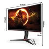 Monitor AOC G2 C27G2ZU 27" 1920x1080px 240Hz 0.5 ms [MPRT] Curved Przeznaczenie Dla gracza