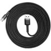 Kabel USB - Micro USB BASEUS Cafule 3 m Czarno-szary Rodzaj Kabel
