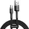 Kabel USB - Micro USB BASEUS Cafule 3 m Czarno-szary