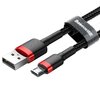 Kabel USB - Micro USB BASEUS Cafule Metal 3 m Czarno-czerwony Gwarancja 24 miesiące