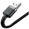 Kabel USB - Lightning BASEUS Cafule 3 m Czarno-szary Gwarancja 6 miesięcy