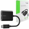 Adapter USB Typ-C - 2x USB Typ-C BELKIN F7U081BTBLK Wtyczka (męskie) USB typ C