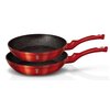 Zestaw patelni BERLINGER HAUS Burgundy Metallic Line BH/1612N (2 elementy)