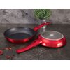 Zestaw patelni BERLINGER HAUS Burgundy Metallic Line BH/1612N (2 elementy) Pokrywa Nie