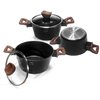 Zestaw garnków BERLINGER HAUS Ebony Rosewood Collection BH-1537 (15 elementów) Przeznaczenie Kuchnie ceramiczne