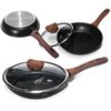 Zestaw garnków BERLINGER HAUS Ebony Rosewood Collection BH-1537 (15 elementów) Przeznaczenie Kuchnie elektryczne