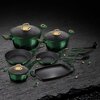 Zestaw garnków BERLINGER HAUS Emerald Collection BH/6066 (12 elementów) Pojemność [l] rondel 1.7 l