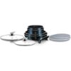 Zestaw garnków BERLINGER HAUS Metallic Line Aquamarine Edition BH/6146 (9 elementów) Przeznaczenie Kuchnie elektryczne