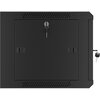 Szafa RACK LANBERG 19" 6U WFFA-5606-10B 570 x 600 mm, Wisząca Czarny Otwierane panele boczne Tak