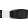Szafa RACK LANBERG 19" 6U WFFA-5606-10B 570 x 600 mm, Wisząca Czarny Wysokość wewnętrzna 6U