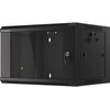 Szafa RACK LANBERG 19" 6U WFFA-5606-10B 570 x 600 mm, Wisząca Czarny Szerokość [mm] 570