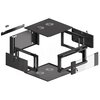 Szafa RACK LANBERG 19" 4U WFFA-5604-10B 570 x 600 mm, Wisząca Czarny Szerokość [mm] 570