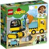 LEGO 10931 DUPLO Ciężarówka i koparka gąsienicowa Płeć Chłopiec
