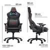Fotel ASUS ROG Chariot Czarny Podświetlenie RGB Tak