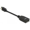 Adapter Mini Displayport - Displayport DELOCK 15 cm Typ Mini DisplayPort - DisplayPort