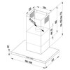Okap MAAN Siena Soft 60 Czarny 325m3/h 61dB klasa C Szerokość [cm] 60