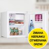 Lodówka HISENSE RR55D4AW1 51cm Biała Położenie zamrażarki Brak