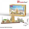 Puzzle 3D CUBIC FUN City Line Barcelona MC256H (186 elementów) Seria City Line