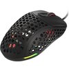 Mysz GENESIS Xenon 800 RGB Czarny Komunikacja z komputerem Przewodowa