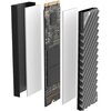 Chłodzenie SSD JONSBO M.2-3 Szary Wymiary (WxSxG) [mm] 9.6 x 24.4 x 73