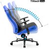 Fotel DIABLO CHAIRS X-Gamer 2.0 Normal Size Czarno-niebieski Regulowane oparcie Nie