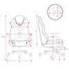 Fotel DIABLO CHAIRS X-Gamer 2.0 Normal Size Czarno-niebieski Regulacja podłokietników Nie