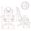 Fotel DIABLO CHAIRS X-Gamer 2.0 Normal Size Czarny Regulacja podłokietników Nie