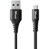 Kabel USB - Micro USB TRUST Ndura 1m Czarny