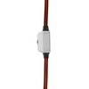 Dwa przewody audio zakończone wtykami jack 3,5 mm, jeden z czerwonym, a drugi z czarnym uchwytem. Na obu uchwytach widoczne są wytłoczone symbole mikrofonu.