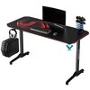 Biurko gamingowe ULTRADESK Frag Czerwony