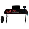 Biurko gamingowe ULTRADESK Frag Czerwony Głębokość [cm] 66