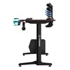 Biurko gamingowe ULTRADESK Frag Czerwony Struktura blatu Carbon
