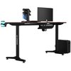 Biurko gamingowe ULTRADESK Frag Czerwony Podświetlenie Nie