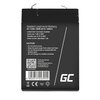 Akumulator GREENCELL AGM15 4Ah 6V Napięcie [V] 6
