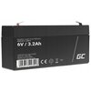 Akumulator GREENCELL AGM14 3.2Ah 6V