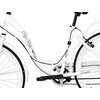 Rower miejski DAWSTAR Citybike S6B 26 cali damski Biały Przerzutka przednia marka Brak