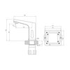 Bateria umywalkowa DEANTE Sensor BCH 029R Chrom Typ Umywalkowa