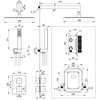 Zestaw prysznicowy podtynkowy DEANTE Box BXYZ0EAT z deszczownicą Chrom Bateria termostatyczna Tak
