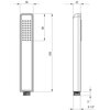 Zestaw prysznicowy podtynkowy DEANTE Hiacynt Nero BXYZNQHM z deszczownicą Rodzaj produktu Zestawy prysznicowe