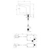 Bateria umywalkowa DEANTE Hiacynt BQH028V Chrom Rodzaj baterii Sensorowa