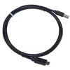 Kabel USB - USB-C MSONIC MLU536 1 m Czarny Długość [m] 1