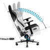 Fotel DIABLO CHAIRS X-Player 2.0 Normal Size Biało-czarny Regulowane oparcie Tak