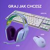 Słuchawki LOGITECH G733 Lightspeed Bezprzewodowe, Nauszne, Dźwięk przestrzenny Fioletowy Aktywna redukcja szumów Nie
