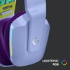 Słuchawki LOGITECH G733 Lightspeed Bezprzewodowe, Nauszne, Dźwięk przestrzenny Fioletowy Dźwięk przestrzenny DTS Headphone:X v2.0