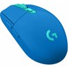 Mysz LOGITECH G305 LightSpeed Niebieski Komunikacja z komputerem Bezprzewodowa