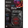 Głośnik mobilny DEFENDER G110 Radio FM Czarny Złącza Micro USB