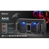 Power audio DEFENDER Rage Radio FM Czarny Karaoke Nie