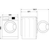 Pralka WHIRLPOOL FFB 7038 W PL 7kg 1000 obr Możliwość zabudowy pod blatem Nie