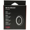 Czarne opakowanie z białym napisem "ND FILTERS SET For EVO II" oraz listą filtrów: ND4, ND8, ND16, ND32, każdy z opisem "NEUTRAL DENSITY" i odpowiednią liczbą stopni. Na dole widoczne jest logo "AUTEL ROBOTICS".